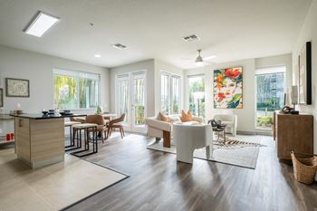 Expansive, floor-to-ceiling windows *
